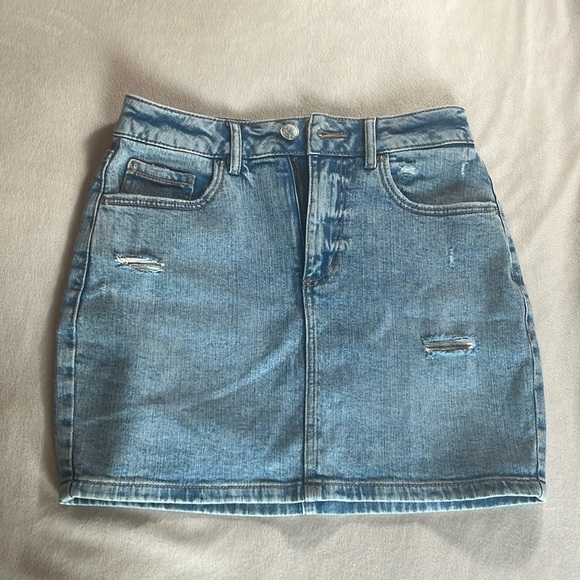 cute mini/midi jean skirt - Picture 1 of 3